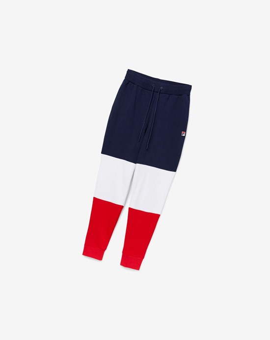 Fila France Pant Blanche Rouge | 841XMTNFK