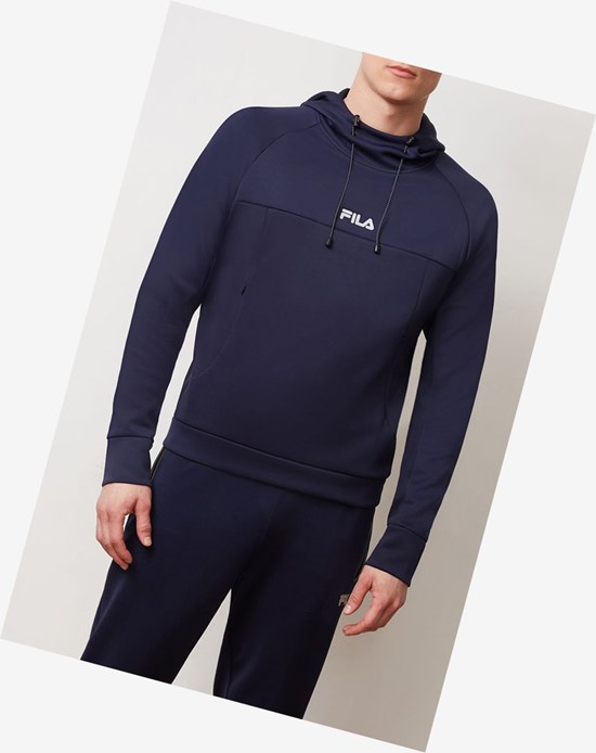 Fila Franklin Hoodie Bleu Marine | 748NGPHSZ