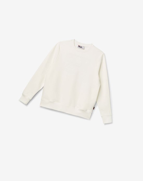 Fila Galatea Sweatshirt Blanche | 048JWVDAX