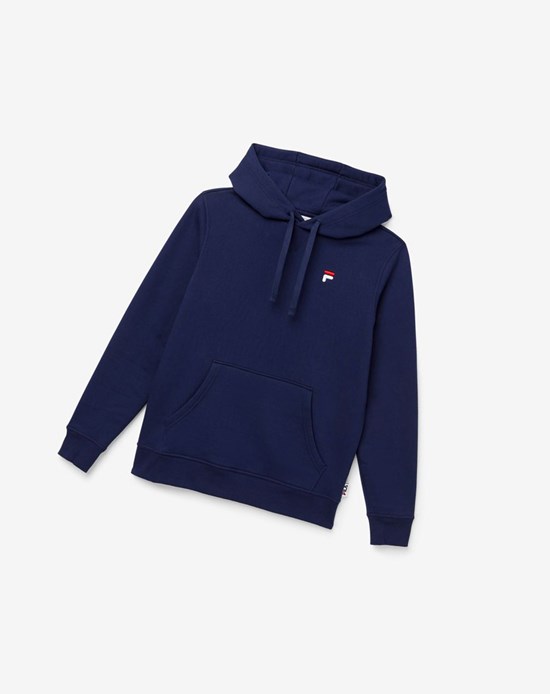 Fila Godfrey Hoodie 410 Peacoat | 314XJCSDL