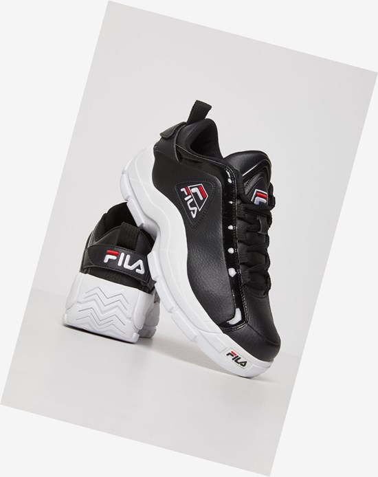 Fila Grant Hill 2 Low Sneakers Noir Blanche Rouge | 623FIMHLN