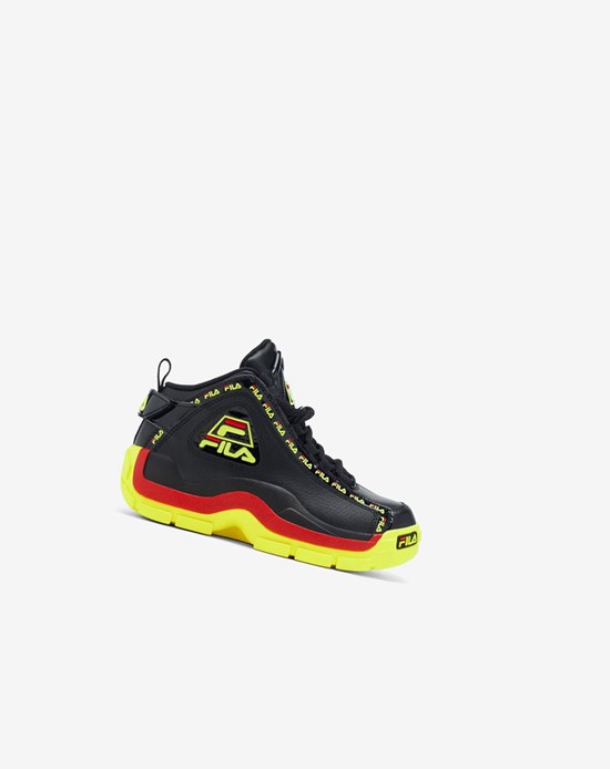 Fila Grant Hill 2 Repeat Sneakers Noir Jaune Rouge | 043ODCLHT