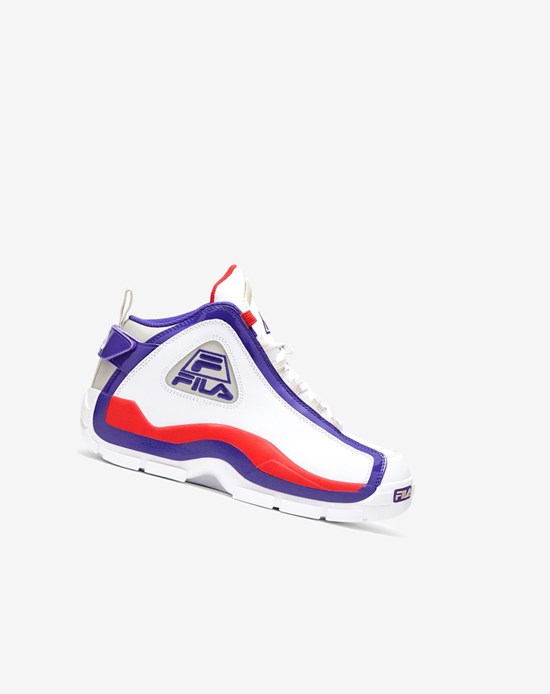 Fila Grant Hill 2 Sneakers Blanche Bleu Foncé | 437VTAOWD