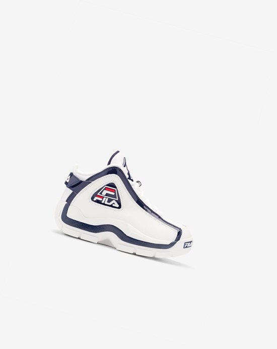 Fila Grant Hill 2 Sneakers Blanche Bleu Marine Rouge | 573EOSVLP