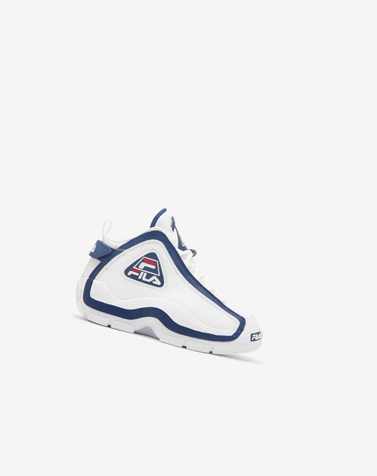 Fila Grant Hill 2 Sneakers Blanche Bleu Marine Rouge | 863YWAPCB
