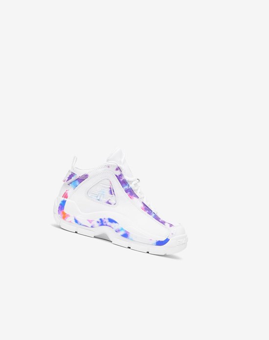 Fila Grant Hill 2 Tie Dye Sneakers Blanche Blanche | 370GVKOZU
