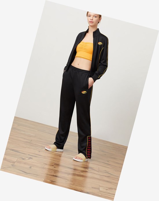 Fila Guadaloupe Piste Pant Blk/Cred/Gfus | 174TJYUWN