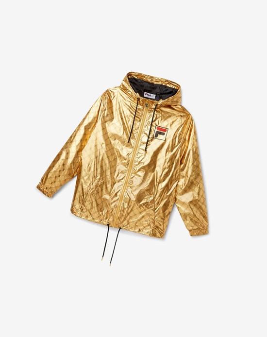 Fila Gustas Long Vent Jacket Doré | 597EQAGZR