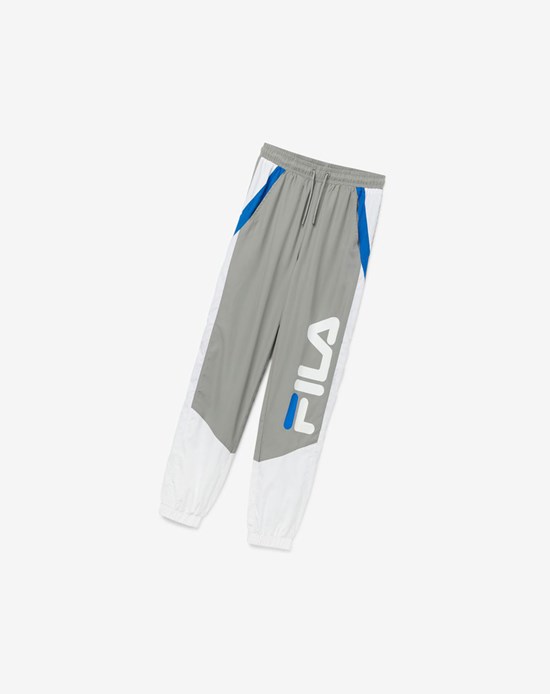 Fila Gustavo Pant Grise Blanche Bleu | 817PDGMQO