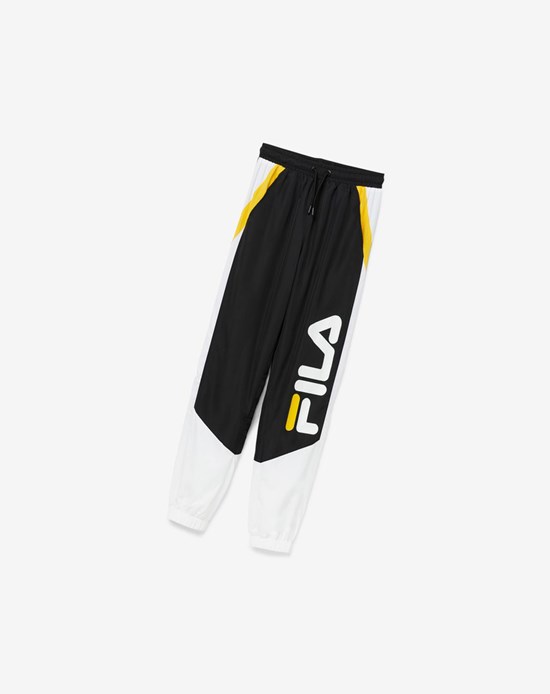 Fila Gustavo Pant Noir Blanche Jaune | 692HELKDF