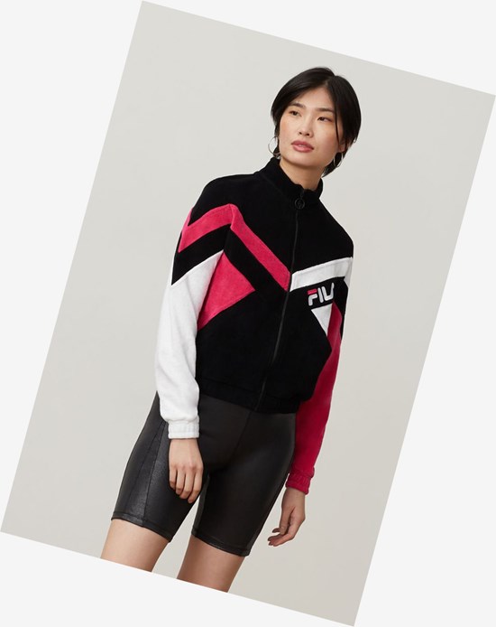 Fila Hadley Jacket Blk/Mage/Wht | 312BUWNCO