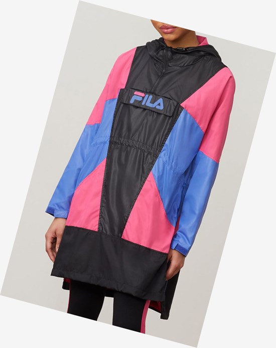 Fila Harlow Anorak Blk/Mage/Ampb | 085THYSXE