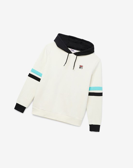 Fila Hurley Hoodie Noir Bleu Turquoise | 486EBQNTU