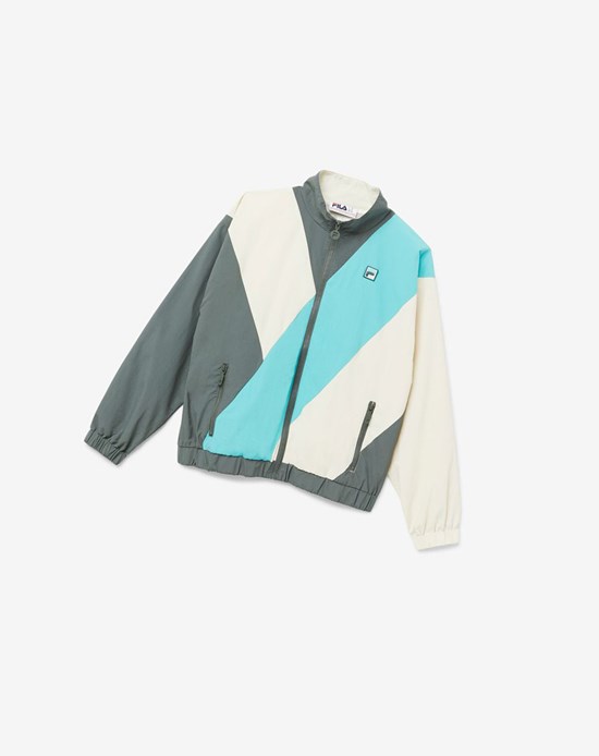 Fila Ishani Windbreaker Bleu | 013JLNZIS