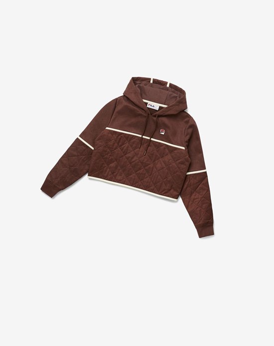Fila Ivy Hoodie Noir | 624PCEKMA