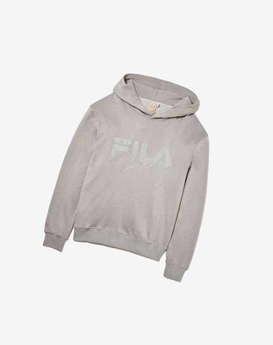 Fila Jacob Hoodie 289 Ash | 705FPJGKT