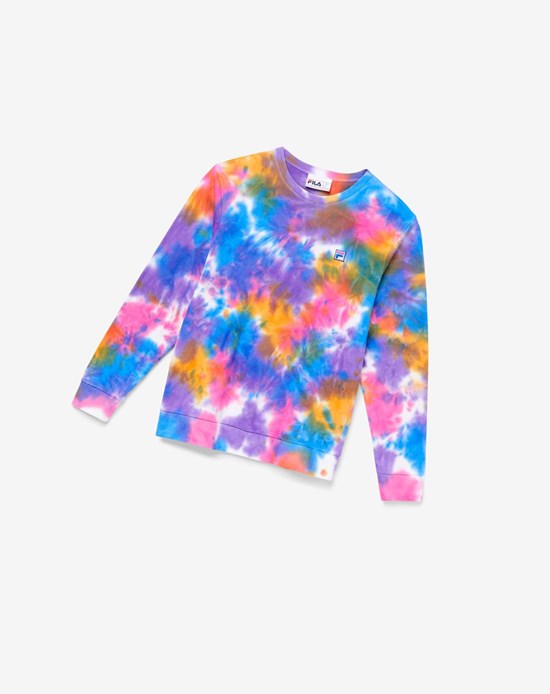 Fila Jamie Tie Dye Crewneck Pull 486 Tie Dye | 063GLWDRV