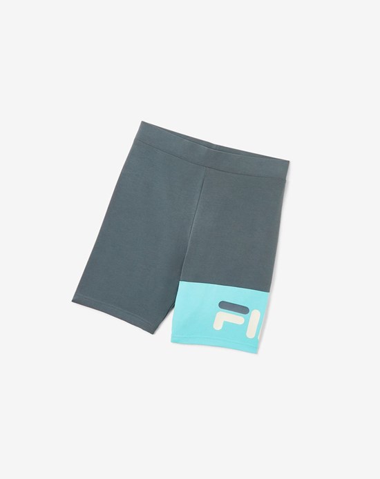 Fila Kaira Bike Shorts Bleu Turquoise | 921GBTZFE