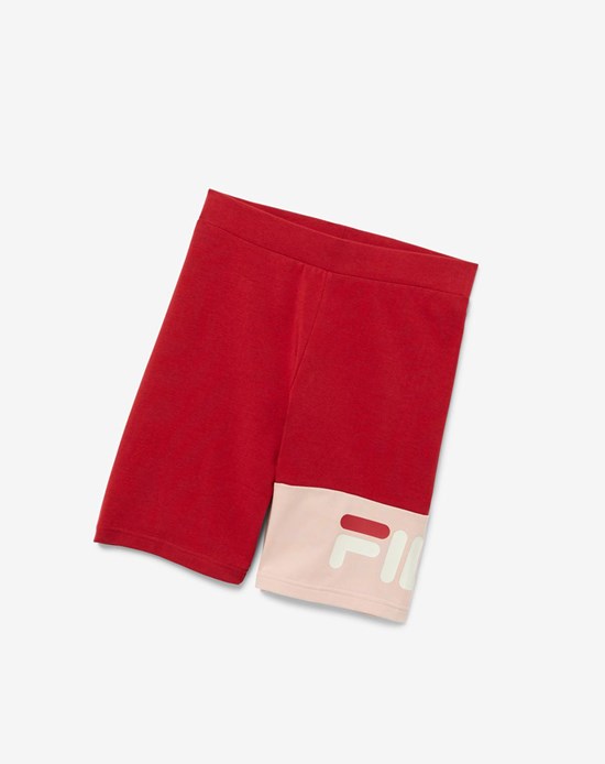 Fila Kaira Bike Shorts Rouge Rose | 295WYTNDM