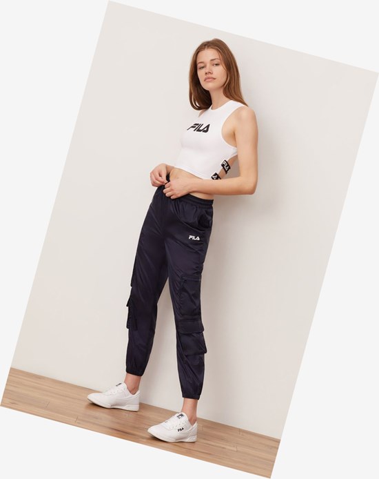 Fila Keva Utility Pant Peac/Wht | 682RIESHB