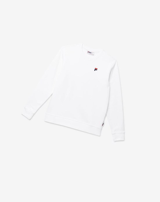 Fila Kieve Sweatshirt Blanche | 349XJNLEU