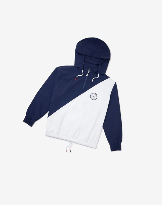 Fila Kornelia 1/2 Zip Windbreaker Blanche | 587YURFNI