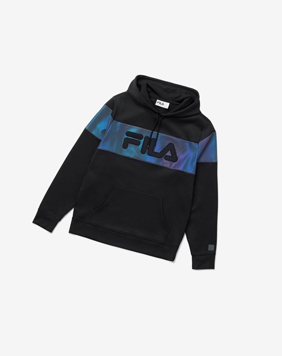 Fila Lando Hoodie Noir | 213YOLZMB