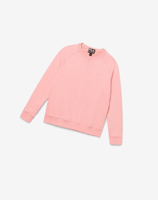 Fila Logan Crewneck 681 Strawberry Ice | 702MWIYVC