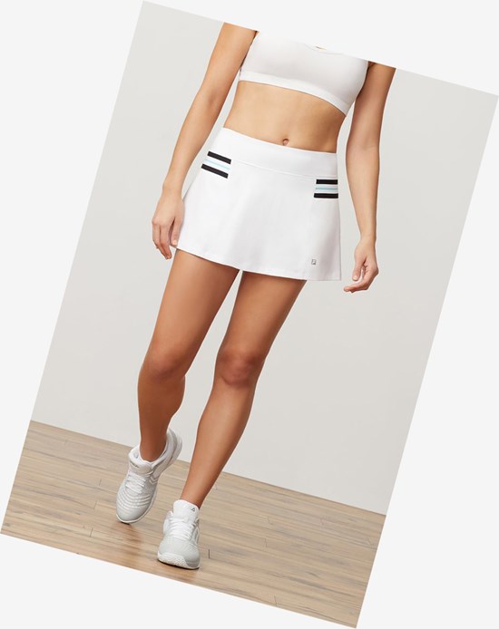 Fila Love Game Skort Blanche | 178TZJHWR