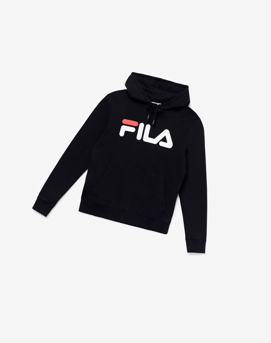 Fila Lucy Hoodie Noir Blanche | 374OFKNAM