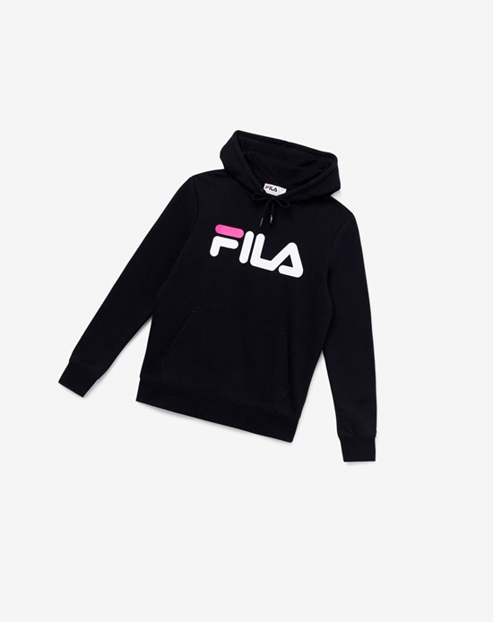Fila Lucy Hoodie Noir Blanche Rose | 619KWODAX