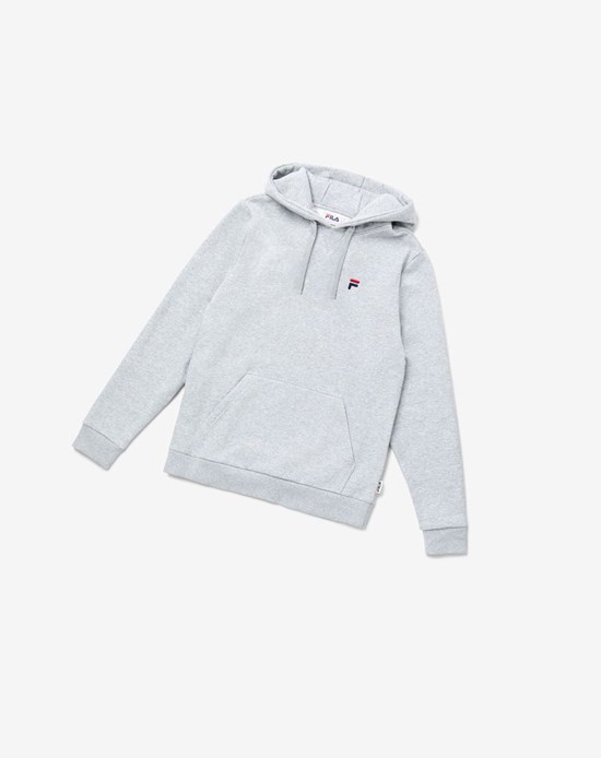 Fila Luka Hoodie Grise Clair | 573GAFRYQ