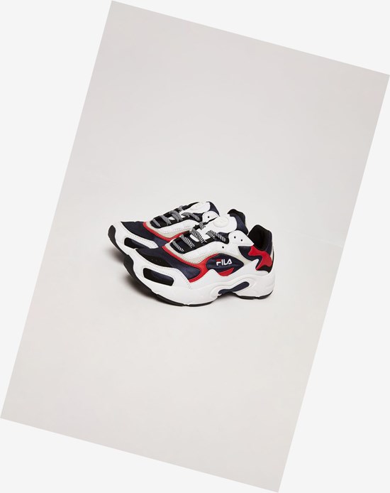 Fila Luminance Tennis Shoes Fnvy/Fred/Wht | 967SYLJVE