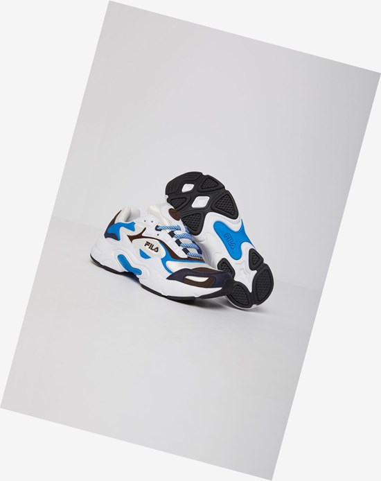 Fila Luminance Tennis Shoes Wht/Fnvy/Pcon | 593QPJZMN