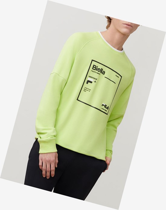 Fila Mack Fleece Crew Sharpgreen | 124KFZGRW