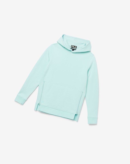 Fila Maddox Pullover Hoodie Bleu | 603UQBZYM