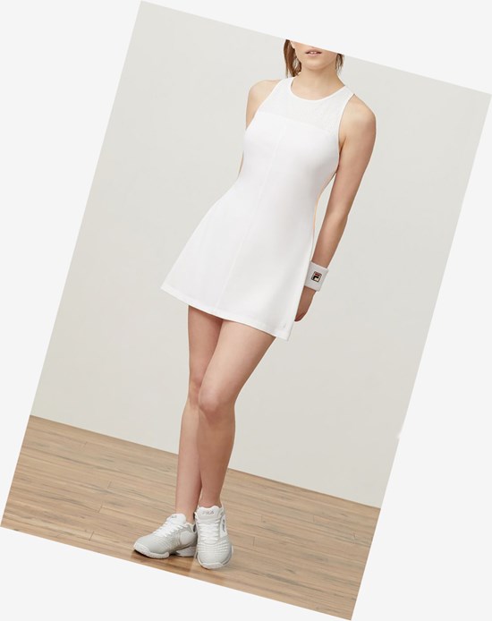 Fila Match Play Robe Wht/Opop | 476BIXRSZ