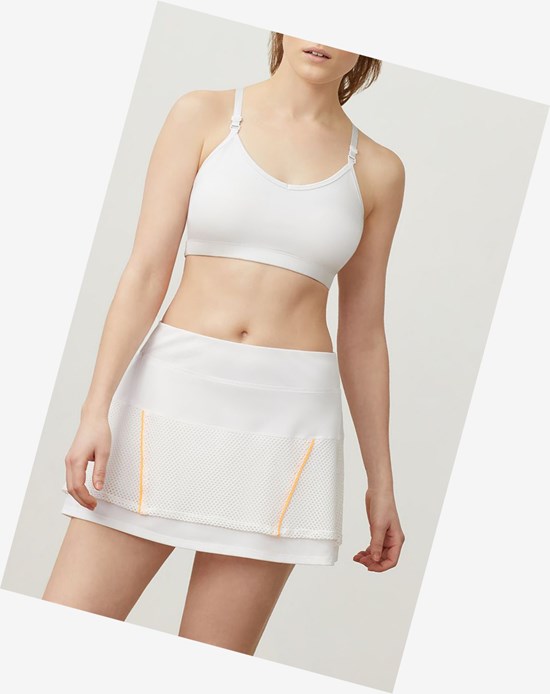Fila Match Play Skort Wht/Opop | 165EWAVQU