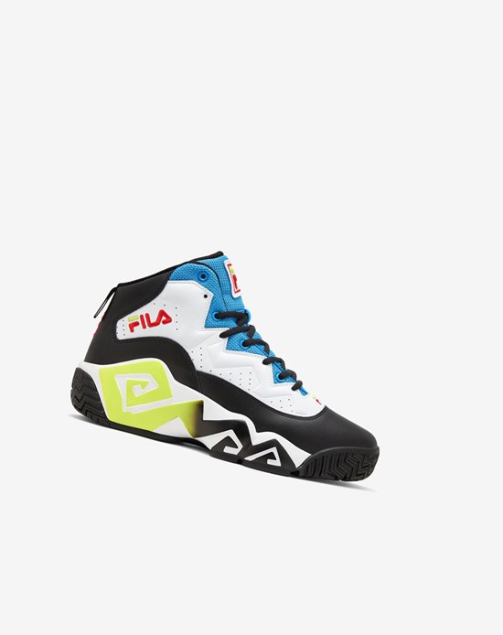 Fila Mb Sneakers Blanche Noir Bleu | 538HNICSR