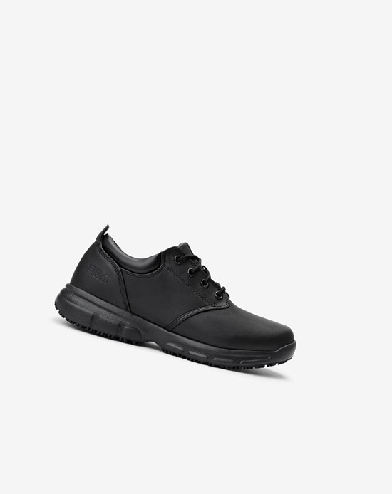Fila Memory Blake Slip Resistant Shoe Décontractées Shoes Blk/Blk/Blk | 410IYJXPZ