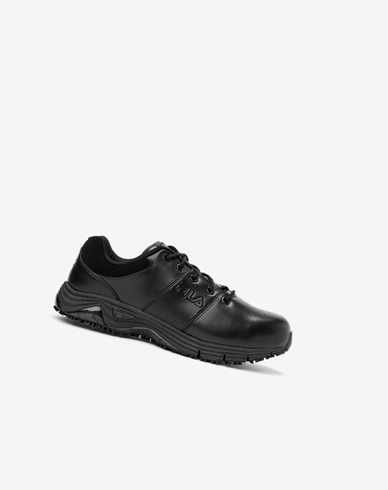 Fila Memory Breach Slip Resistant Steel Embout Shoe Boots Black/Black/Blk | 940BZRHEJ