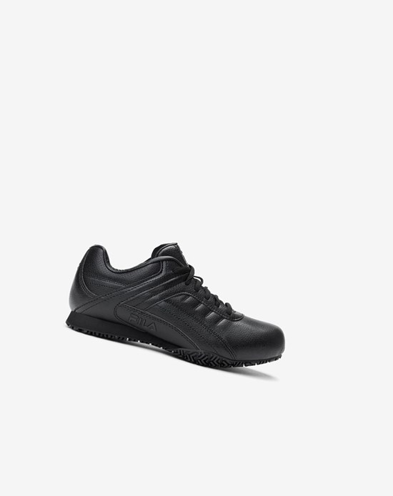 Fila Memory Elleray 5 Slip Resistant Larges Largeur Shoe Décontractées Shoes Noir | 130ULWFGH
