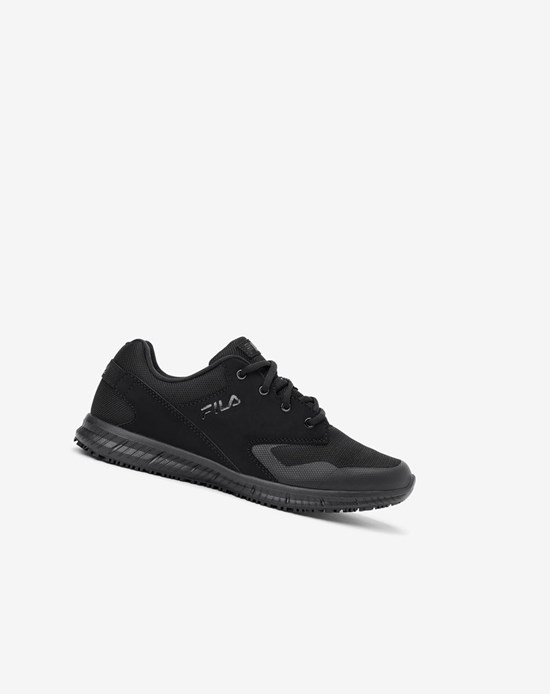 Fila Memory Layers Evo Slip Resistant Shoe Décontractées Shoes Blk/Blk/Blk | 609QDAPWI