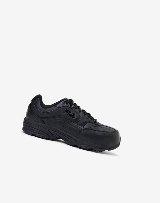 Fila Memory Workshift 2 Slip Resistant Composite Embout Shoe Boots Blk/Blk/Blk | 581WEYZXO