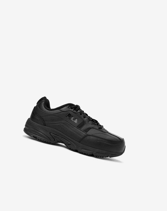 Fila Memory Workshift Slip Resistant Steel Embout Shoe Boots Blk/Blk/Blk | 153ONCBDW