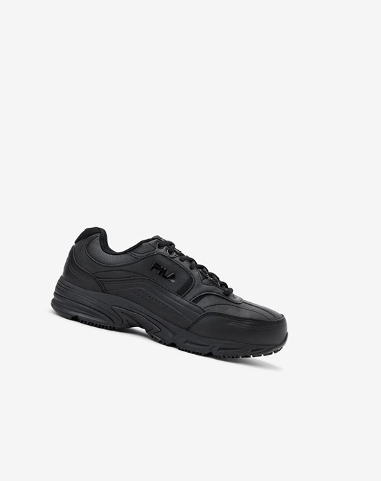 Fila Memory Workshift Slip Resistant Steel Embout Shoe Boots Blk/Blk/Blk | 586KDVRIY