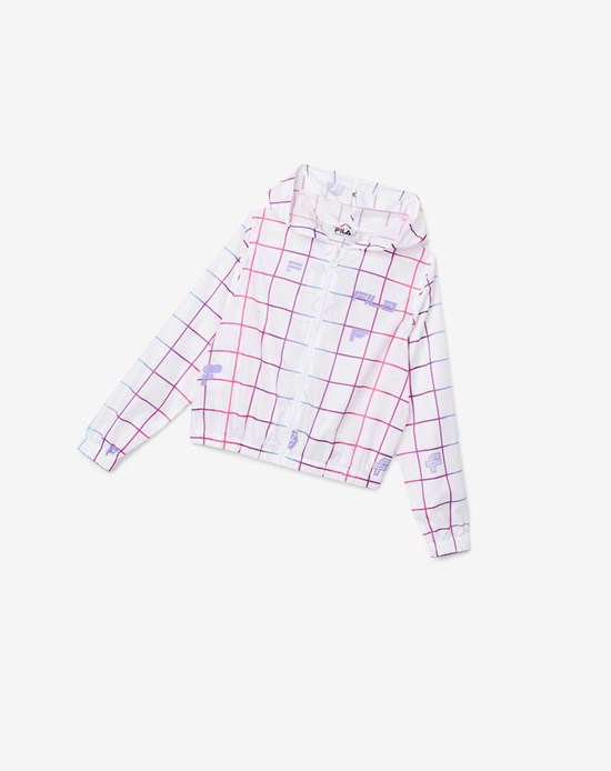 Fila Nicholina Jacket Blanche | 602HXWPYA