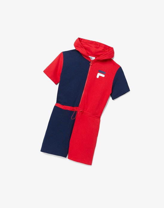Fila Nitara Romper Rouge Blanche | 759VTSBJR