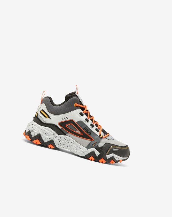 Fila Oakmont Tr Mid Sneakers Noir Orange | 510TWUECF