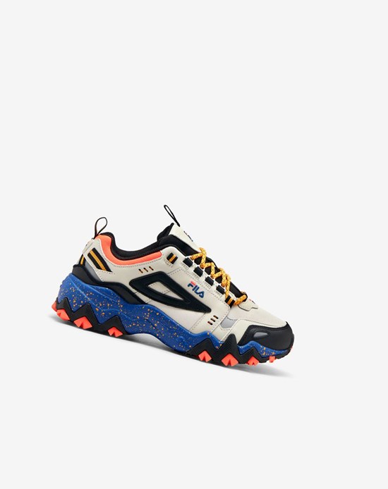 Fila Oakmont Tr Sneakers Argent Noir Bleu | 634TAXJID